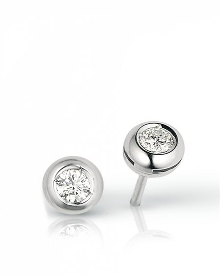 Orecchini Fanton Gioielli Donna ORECCHINI DIAMANTI in Oro bianco Diamante 0.14 Ct OROR-320-52 - OROR-320-52